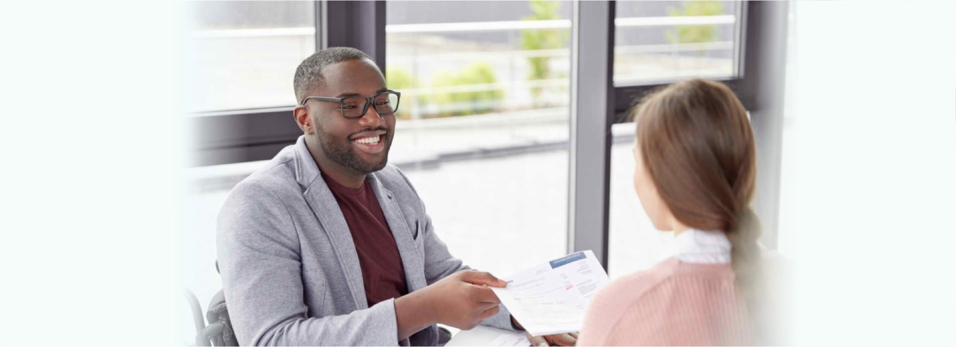 man smiling